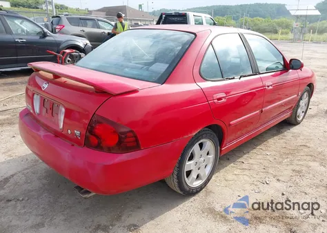 2006 Nissan Sentra Se-R из США, поврежденный, VIN 3N1AB51D46L497405